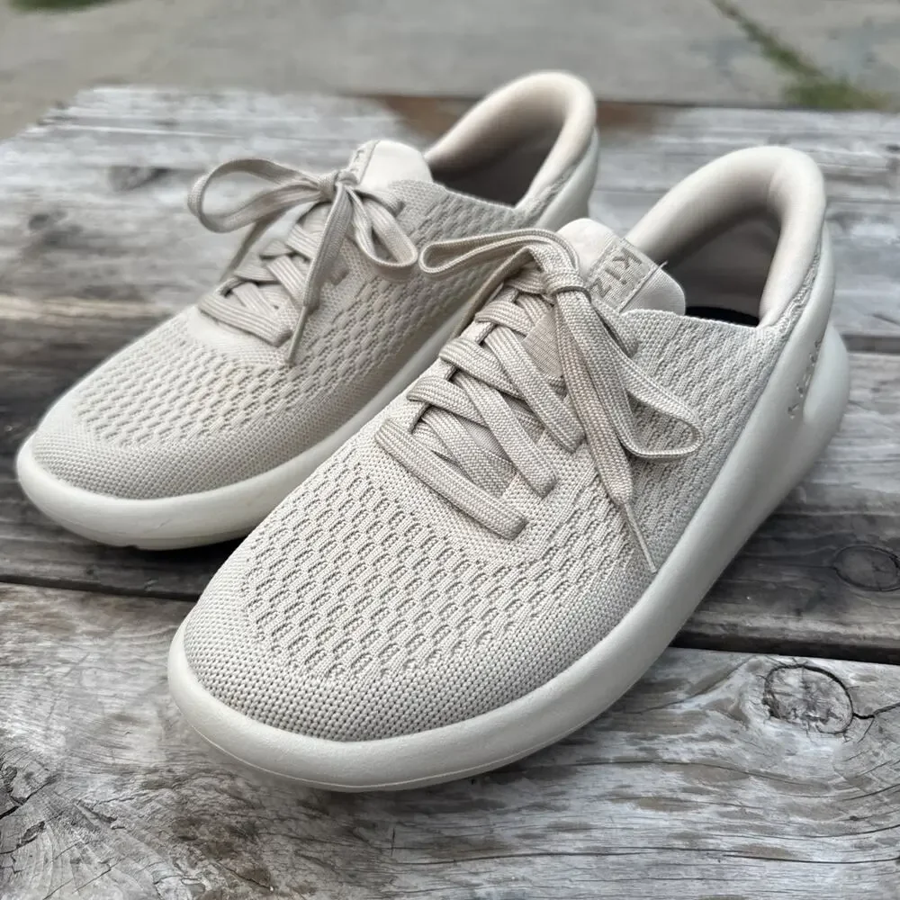 KIZIK Roamer Running Shoes Unisex Size M 6/W 7.5 Marshmallow Cream-Nice!